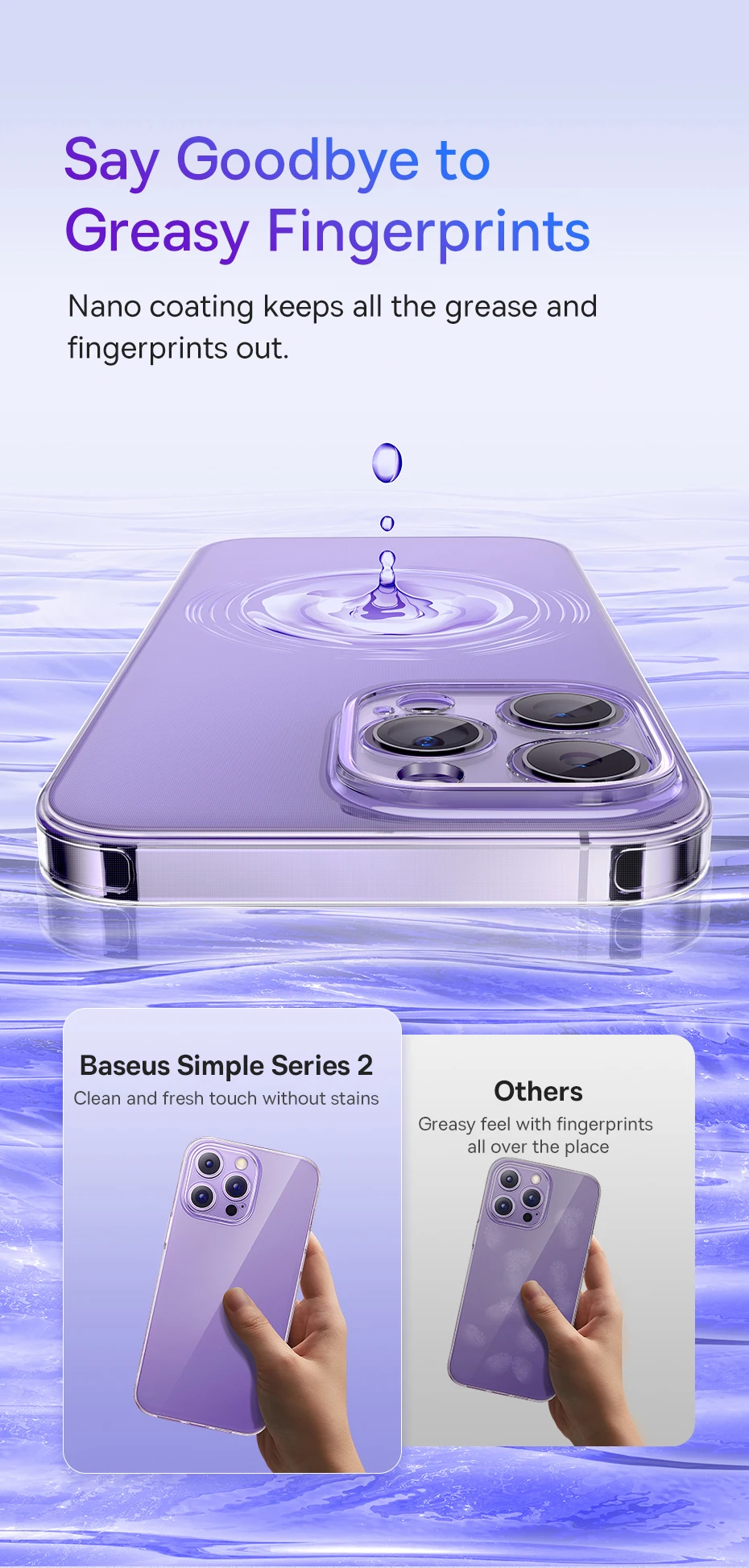Baseus Clear Case for iPhone 16 15 14 13 12 11 Pro Max Plus Soft TPU Case for iPhone XS Max X XR Cover Transparent Phone Case