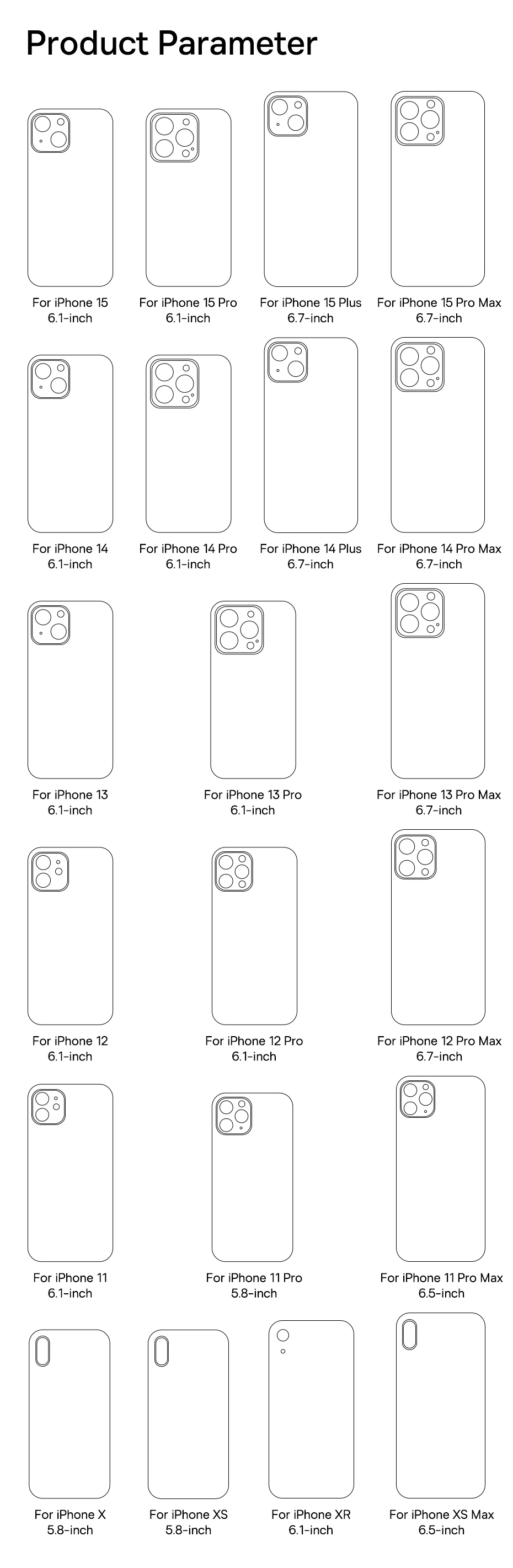 Baseus Clear Case for iPhone 16 15 14 13 12 11 Pro Max Plus Soft TPU Case for iPhone XS Max X XR Cover Transparent Phone Case