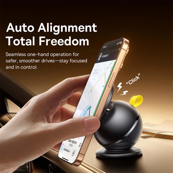 Baseus PrimeTrip VC1 Air Dashboard Magnetic Car Mount Phone Holder with Extendable Suction Cup - Image 4
