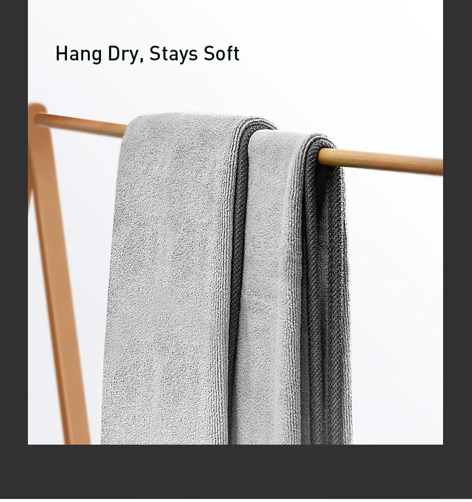 Baseus Car Wash Microfiber Towel Car Polishing Care Cleaning Towels Drying Washing Towel Thick Plush Fiber Car Cleaning Cloth