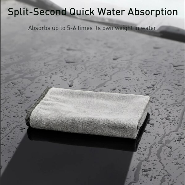 Baseus Easy Life Car Washing Towel Microfiber Drying Cloth for Auto Detailing - Image 3