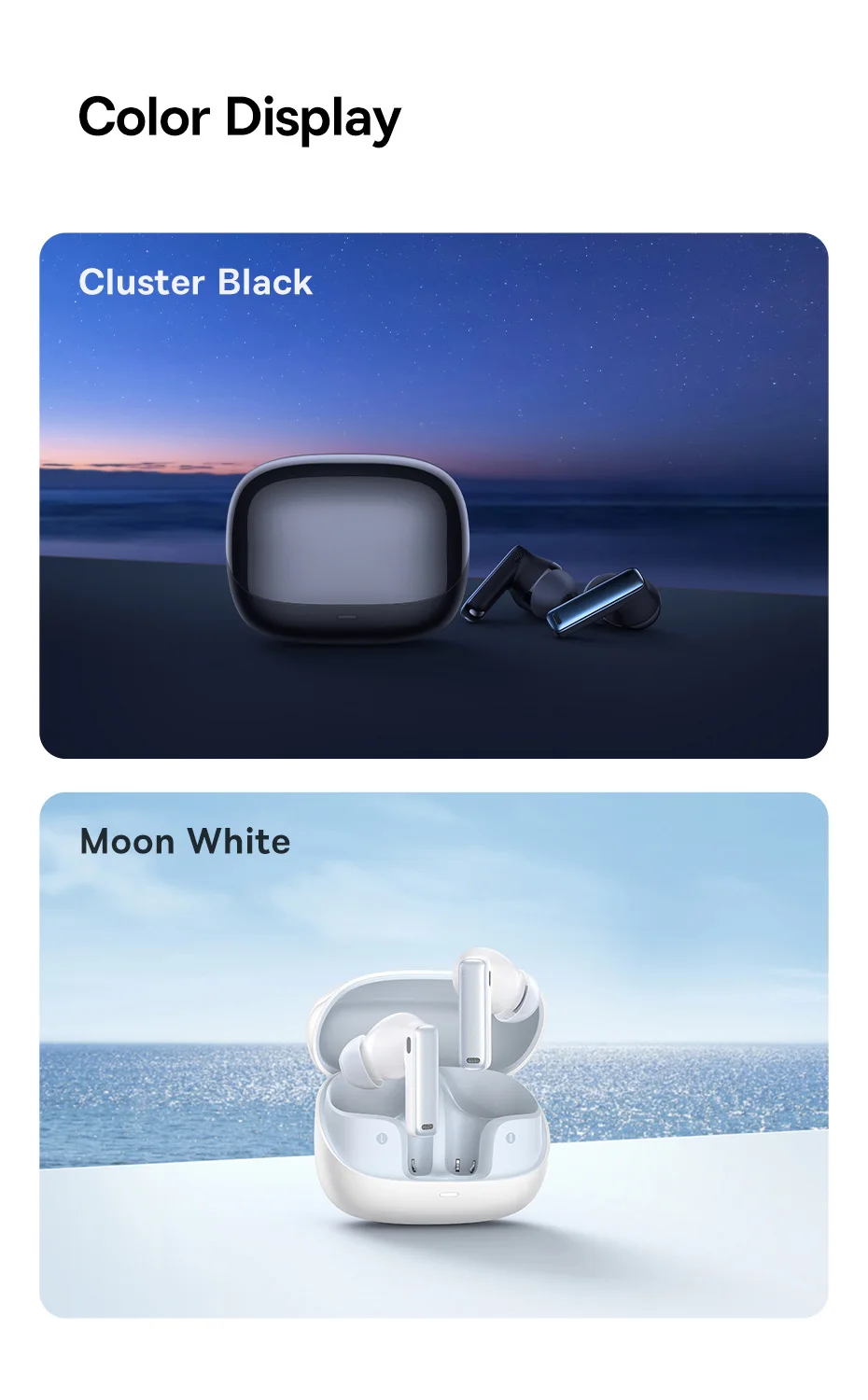 Baseus Bowie M2s Wireless Earphone Bluetooth 5.3 -48dB Active Noise Cancellation Headphone Support 3D Spatial Audio TWS Earbuds
