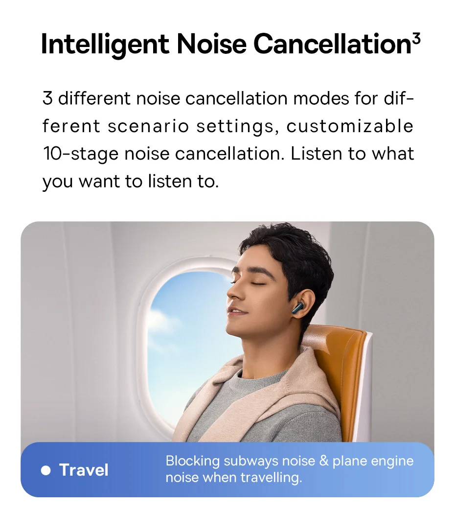 Baseus Bowie M2s Wireless Earphone Bluetooth 5.3 -48dB Active Noise Cancellation Headphone Support 3D Spatial Audio TWS Earbuds