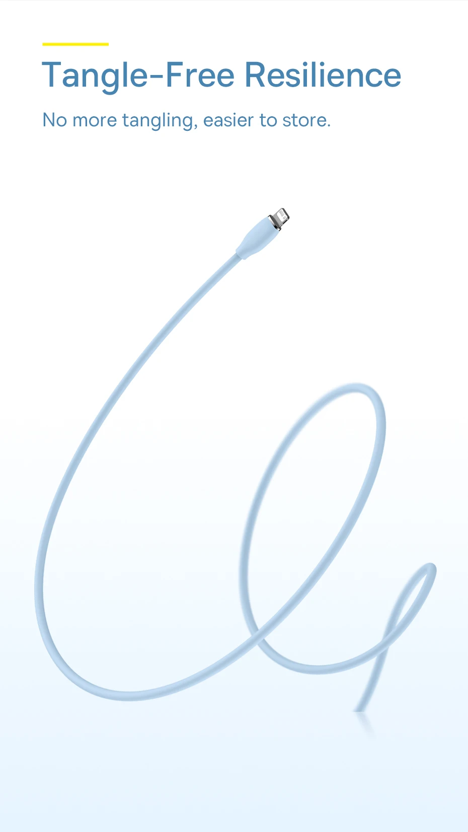 Baseus USB C Cable For IPhone 14 13 12 11 Pro Max Xs Plus 20W Liquid Silica Gel Fast Charging Cable Type C For Ipad Macbook
