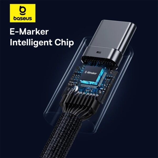 Baseus Flash Series 240W USB4 Type-C to Type-C Fast Charging Cable 40Gbps Data Transfer - Image 6