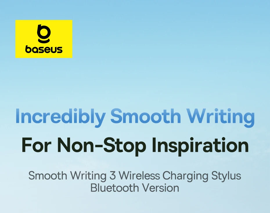 Baseus 3rd Gen Stylus Pens for iPad 2018-2022 Apple Pencil Bluetooth Magnetic Wireless Charging Tilt Sensitive Palm Rejection