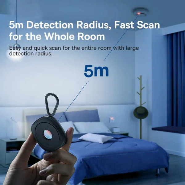 Baseus Heyo Camera Detector Portable Anti-Spy Hidden Lens Finder Infrared Detection - Image 3