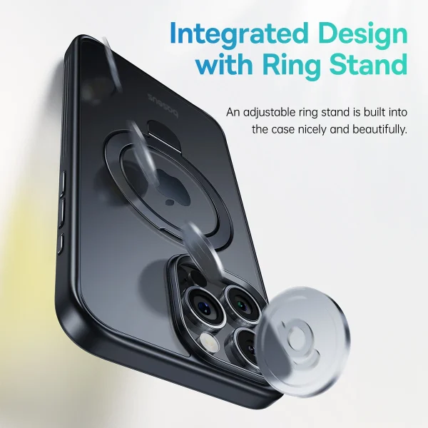 Baseus SkyRing Magnetic Stand Case for iPhone 16 15 14 13 Pro Max Plus with Adjustable Kickstand - Image 4