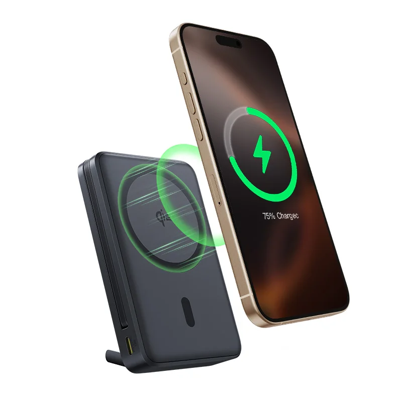 Baseus Qi2 45W Power Bank 10000mah With Kickstand For MagSafe 15W Magnetic Wireless Charging Powerbank for iPhone 17 16 Samsung
