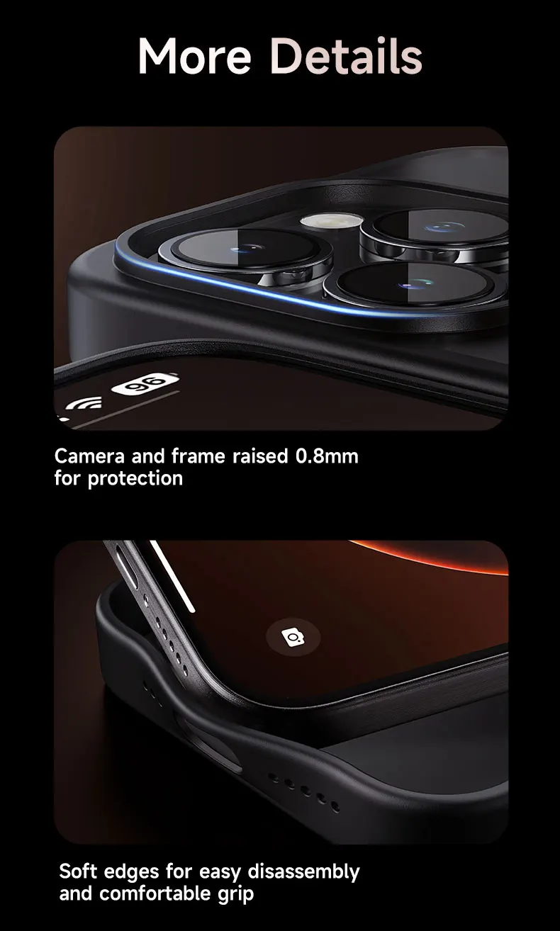 Baseus Stand Phone Case For iPhone 16 Pro Max MagSafe Magnetic Case With 360° Rotating Ring Bracket Anti-Drop Protection Cover