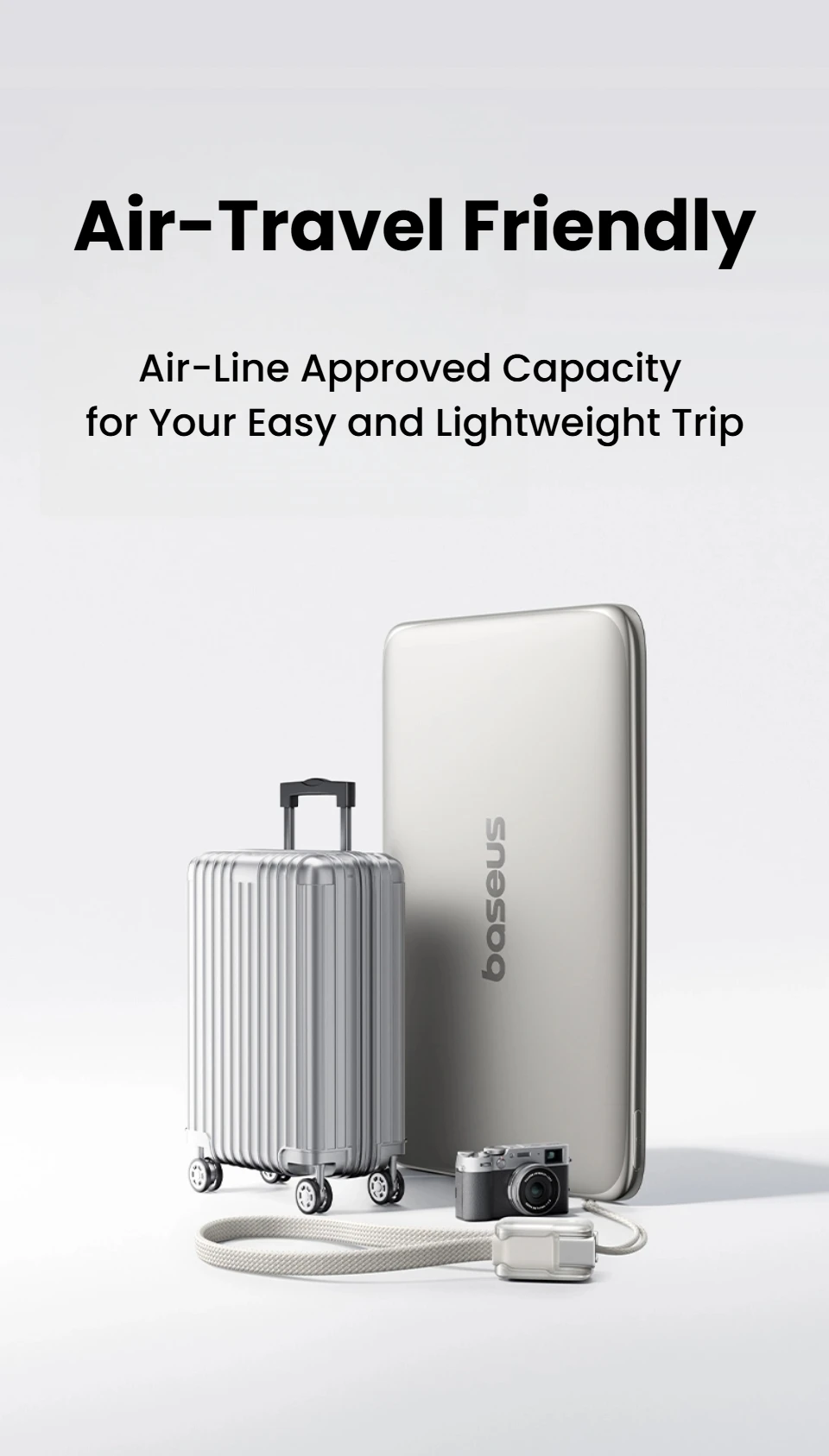 【CCC】Baseus 10000mAh Magnetic Power Bank 15W Wireless PD 27W Wired Fast USB-C/iP Cable Charging For iPhone 17 Samsung Xiaomi