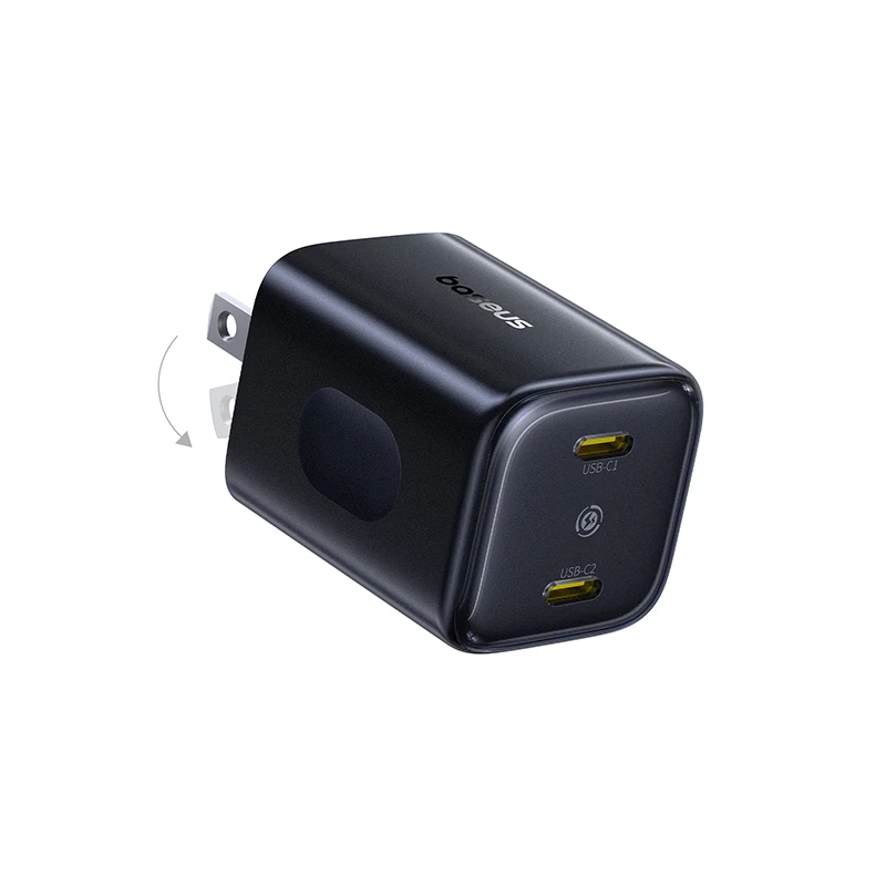Black 2C US Plug