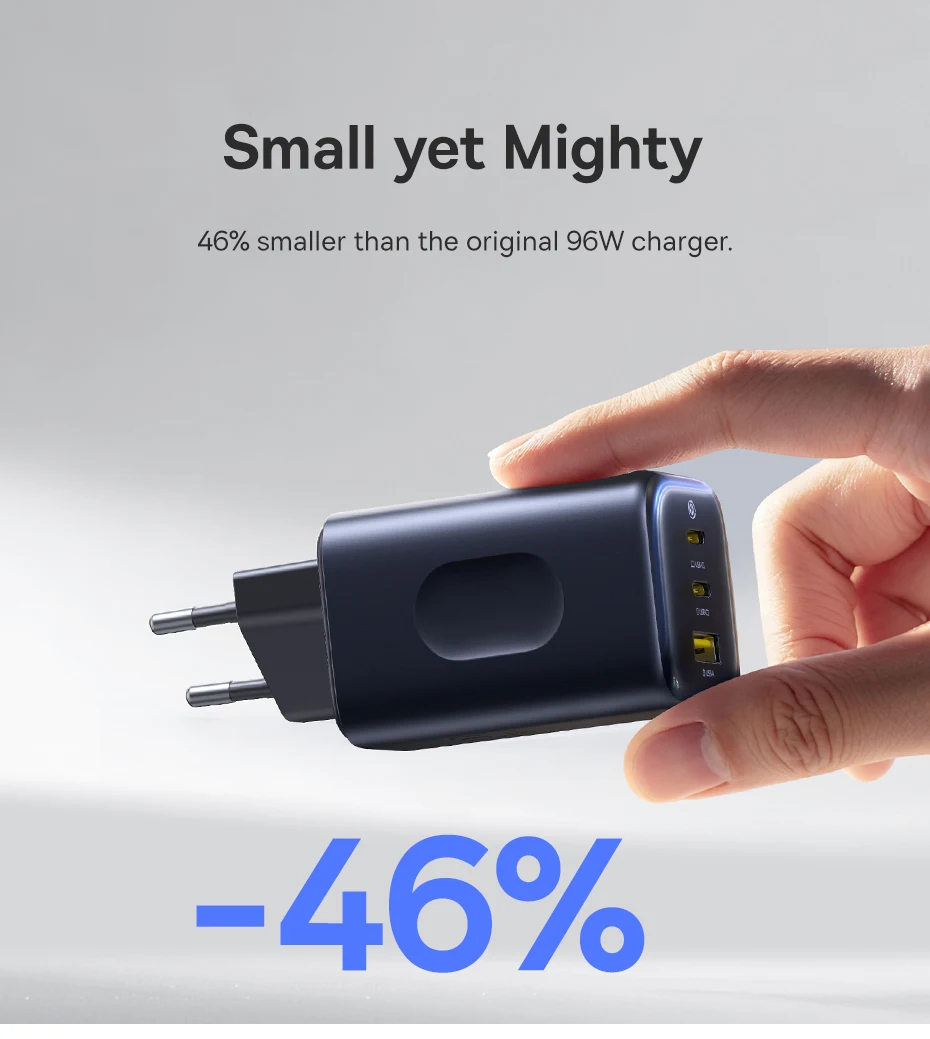 Baseus 100W GaN Charger PD Charge Type C USB Charger Support PD QC Phone Charger For iPhone 17 16 iPad Travel Charger Portable