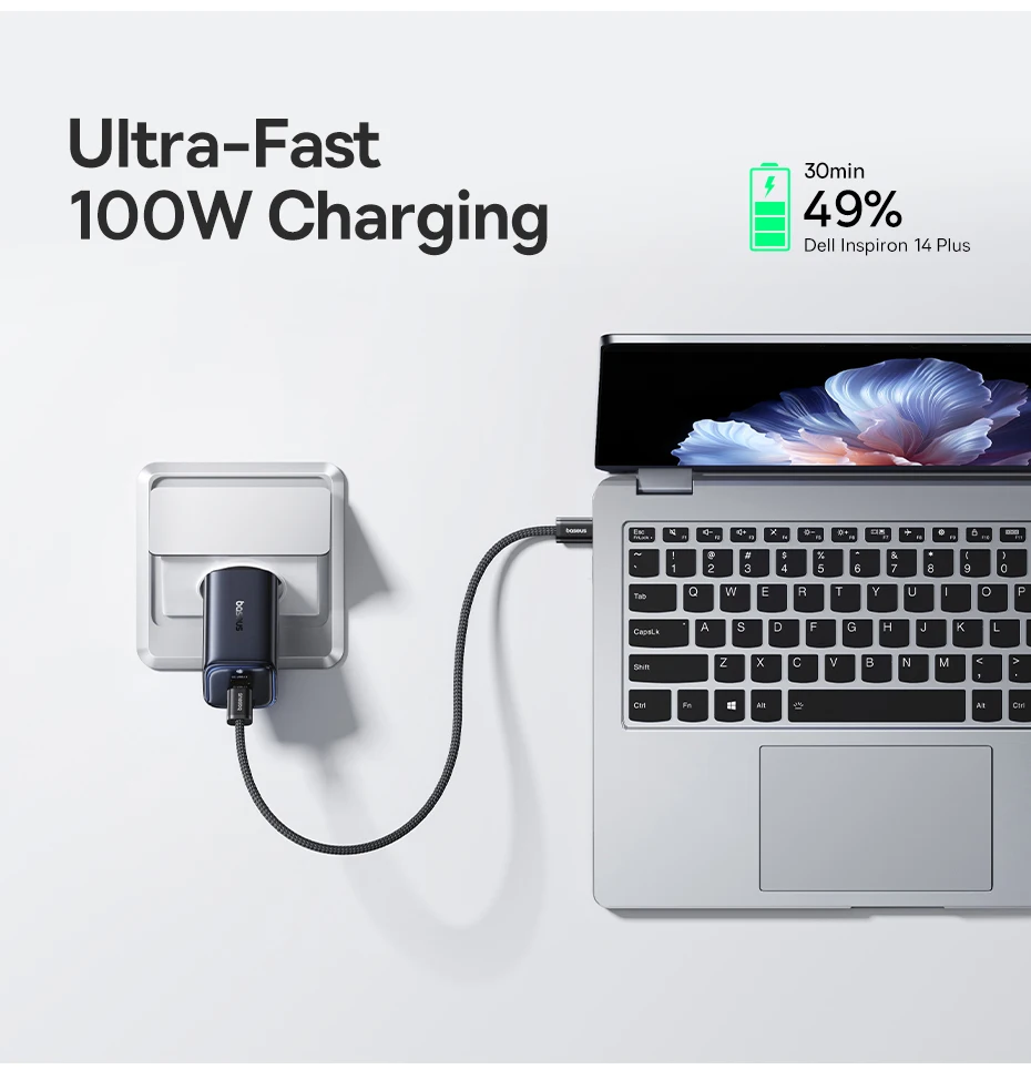 Baseus 100W GaN Charger PD Charge Type C USB Charger Support PD QC Phone Charger For iPhone 17 16 iPad Travel Charger Portable