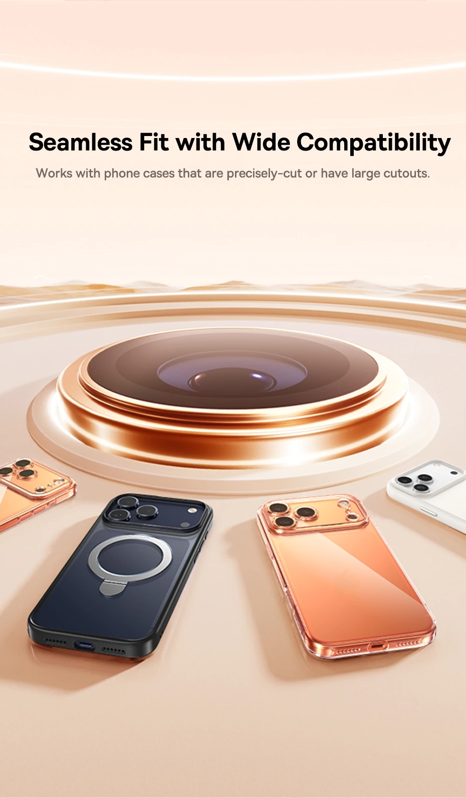 Baseus Lens Screen Protectors for iPhone 17 Pro Max 17 Air 17 Pro Anti-Reflection Clear Display Corning Tempered Glass Lens Film