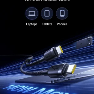 Baseus Flash 4 2-in-1 Fast Charging Cable 140W USB-C to Dual Type-C