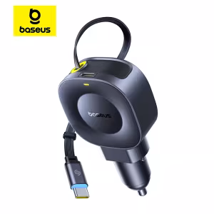 Baseus PrimeTrip VR2 45W Magnetic Car Charger with Retractable Cable C+C 90W Max