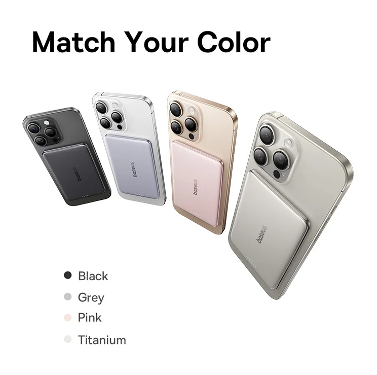 【CCC】Baseus 10000mAh Magnetic Power Bank PD 27W, 5000mAh Magnetic Power Bank PD 20W Card-Sized Powerbank For iPhone 17 Samsung 【CCC】Baseus 10000mAh Magnetic Power Bank PD 27W, 5000mAh Magnetic Power Bank PD 20W Card-Sized Powerbank For iPhone 17 Samsung