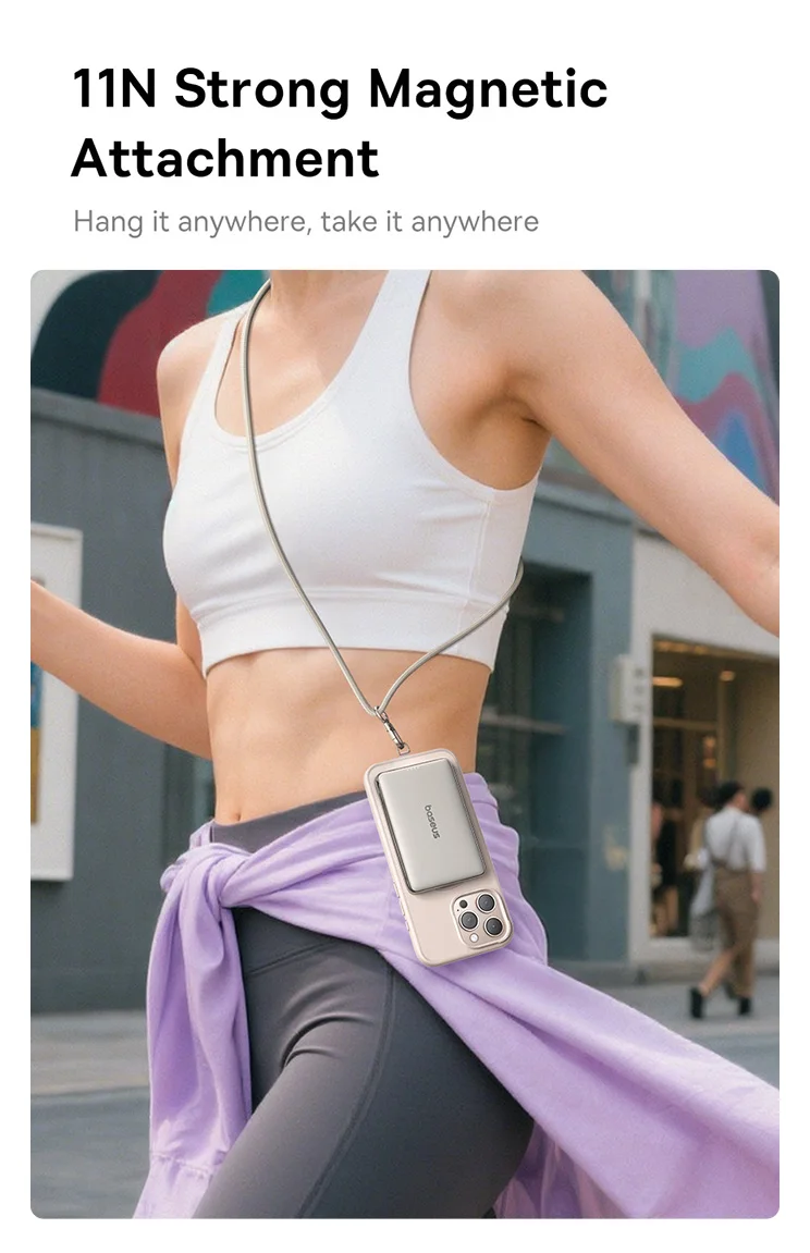 【CCC】Baseus 10000mAh Magnetic Power Bank PD 27W, 5000mAh Magnetic Power Bank PD 20W Card-Sized Powerbank For iPhone 17 Samsung 【CCC】Baseus 10000mAh Magnetic Power Bank PD 27W, 5000mAh Magnetic Power Bank PD 20W Card-Sized Powerbank For iPhone 17 Samsung