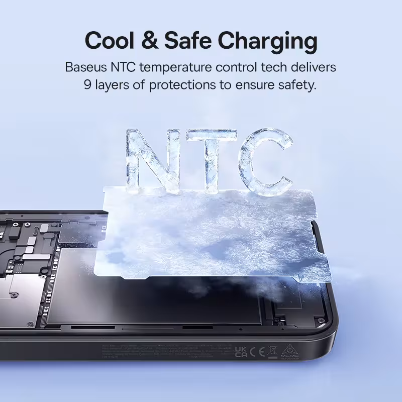 Baseus EnerFill FM11 Magnetic Power Bank 10000mAh 30W PD 15W Wireless Fast Charging Baseus EnerFill FM11 Magnetic Power Bank 10000mAh 30W PD 15W Wireless Fast Charging - Image 5