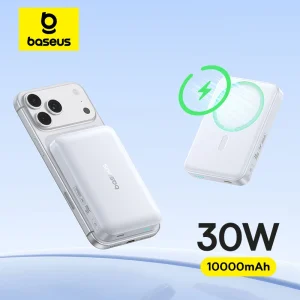 Baseus EnerFill FM11 Magnetic Power Bank 10000mAh 30W PD 15W Wireless Fast Charging