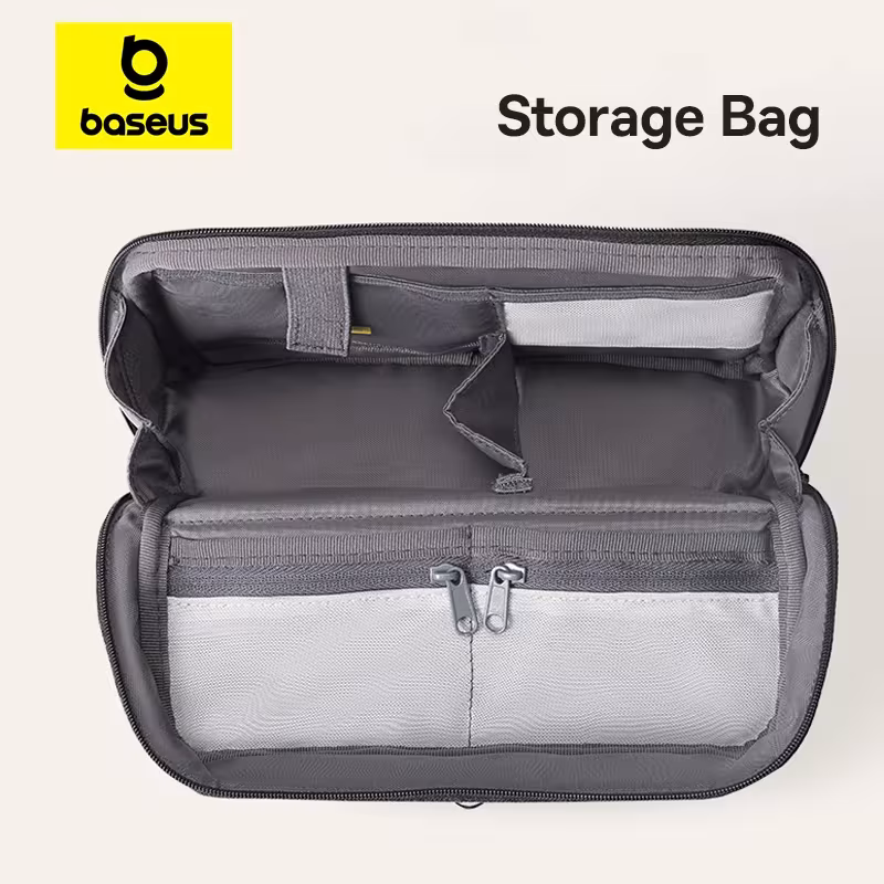 Baseus Nomos Digital Device Storage Bag Large-Capacity Waterproof Organizer for Charger Power Bank Cable Baseus Nomos Digital Device Storage Bag Large-Capacity Waterproof Organizer for Charger Power Bank Cable
