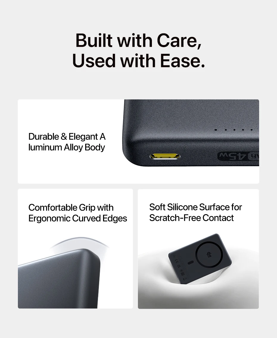 Baseus PicoGo AM52 Qi2.2 Slim 10000mAh Magnetic Power Bank 25W Wireless 45W USB-C PD Baseus PicoGo AM52 Qi2.2 Slim 10000mAh Magnetic Power Bank 25W Wireless 45W USB-C PD