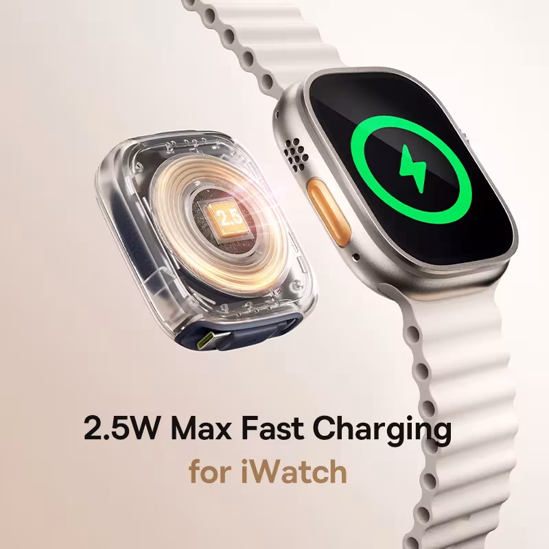 Baseus 100W Retractable PD Fast Charging Cable with Built-in Apple Watch Wireless Charger Baseus 100W Retractable PD Fast Charging Cable with Built-in Apple Watch Wireless Charger - Image 4