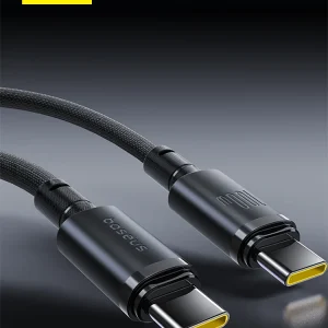 Baseus 100W Fast Charging Cable USB-C to USB-C Braided with E-Marker Chip