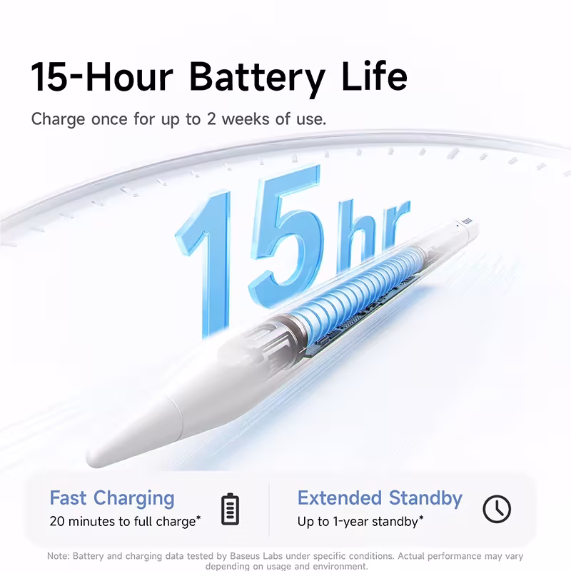 Baseus PS3 Air Bluetooth Stylus Pen for iPad with 6D Tilt, 32 Shortcuts, 15-Hour Battery Baseus PS3 Air Bluetooth Stylus Pen for iPad with 6D Tilt, 32 Shortcuts, 15-Hour Battery - Image 5