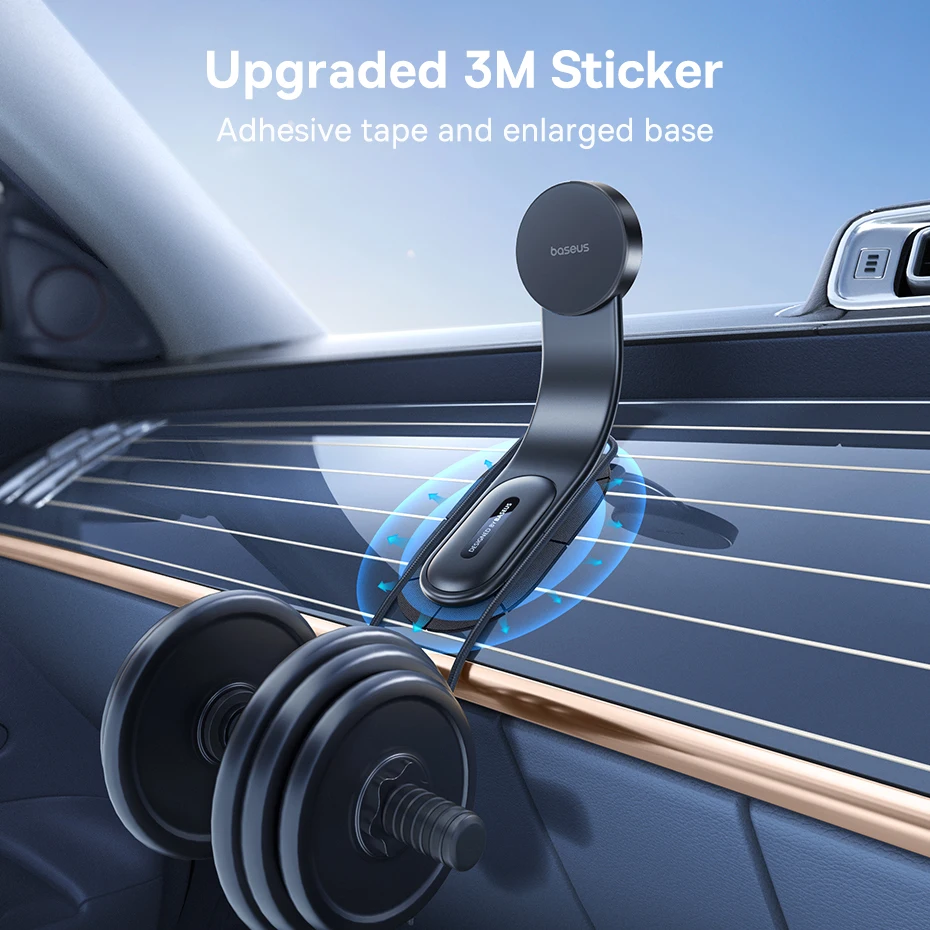 Baseus Magnetic Car Phone Holder iPhone Holder Easy Paste Mount Stand Phone Holder for iPhone 17 16 15 Dashboard Center Console Baseus Magnetic Car Phone Holder iPhone Holder Easy Paste Mount Stand Phone Holder for iPhone 17 16 15 Dashboard Center Console