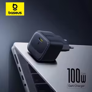Baseus Mini 100W GaN Fast Charger USB C Quick Charge for iPhone 17 16 15 Pro Max iPad Xiaomi