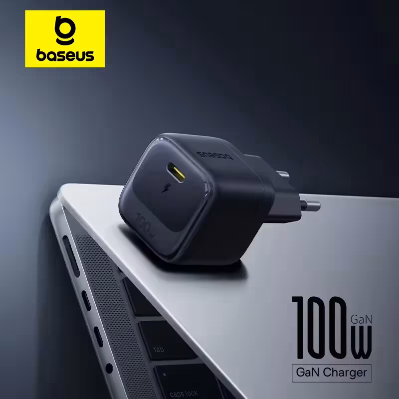 Baseus Mini 100W GaN Fast Charger USB C Quick Charge for iPhone 17 16 15 Pro Max iPad Xiaomi Baseus Mini 100W GaN Fast Charger USB C Quick Charge for iPhone 17 16 15 Pro Max iPad Xiaomi