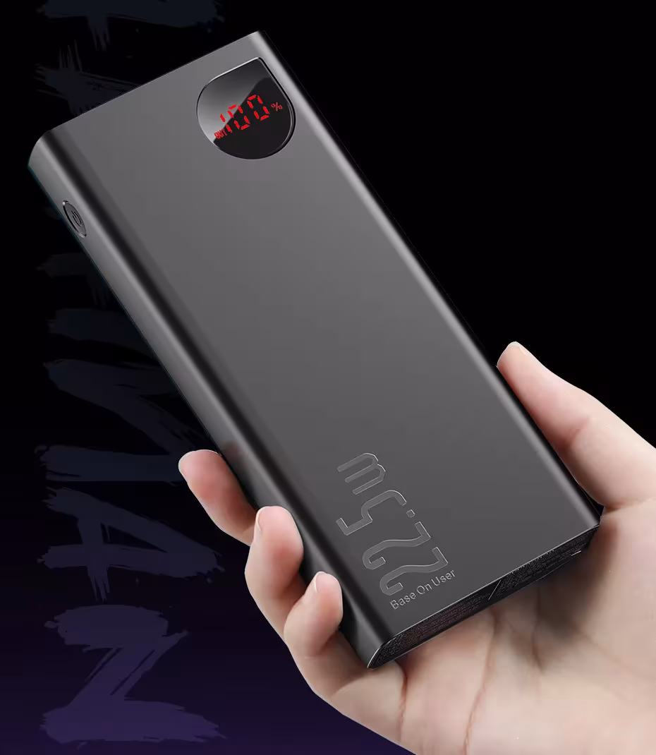 Baseus PD 22.5W Power Bank 10000mAh Portable Fast Charging Powerbank Type C USB-C PD Qucik Charge External Battery Charger Baseus PD 22.5W Power Bank 10000mAh Portable Fast Charging Powerbank Type C USB-C PD Qucik Charge External Battery Charger