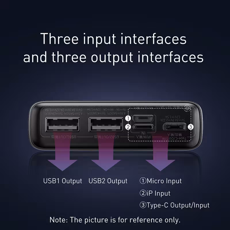 Baseus PD 22.5W Power Bank 10000mAh Portable Fast Charging Powerbank Type C USB-C PD Qucik Charge External Battery Charger Baseus PD 22.5W Power Bank 10000mAh Portable Fast Charging Powerbank Type C USB-C PD Qucik Charge External Battery Charger