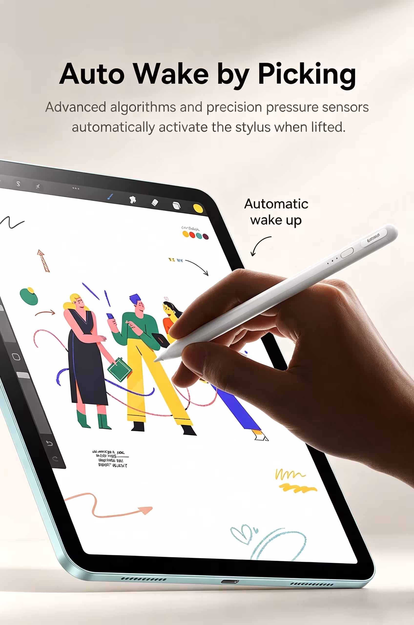 Baseus Magnetic Stylus Pen for Apple Pencil Bluetooth Connection for iPad Pro Air Mini Palm Rejection Tilt Pressure Tablet Pen Baseus Magnetic Stylus Pen for Apple Pencil Bluetooth Connection for iPad Pro Air Mini Palm Rejection Tilt Pressure Tablet Pen