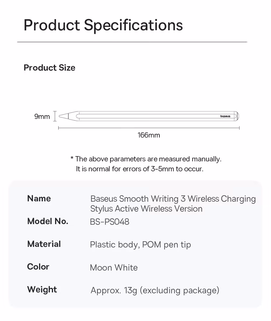 Baseus Stylus Pen Wireless Charging for Apple Pencil Magnetic Attraction for iPad Pro Air Mini Bluetooth 23h Battery Tablet Pen Baseus Stylus Pen Wireless Charging for Apple Pencil Magnetic Attraction for iPad Pro Air Mini Bluetooth 23h Battery Tablet Pen