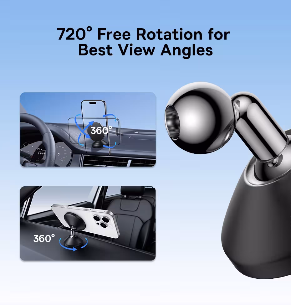 Baseus Magnetic Car Phone Holder for iPhone Xiaomi Huawei Full Rotation Metal Phone Holder Stand Sticker Universal Car Holder Baseus Magnetic Car Phone Holder for iPhone Xiaomi Huawei Full Rotation Metal Phone Holder Stand Sticker Universal Car Holder
