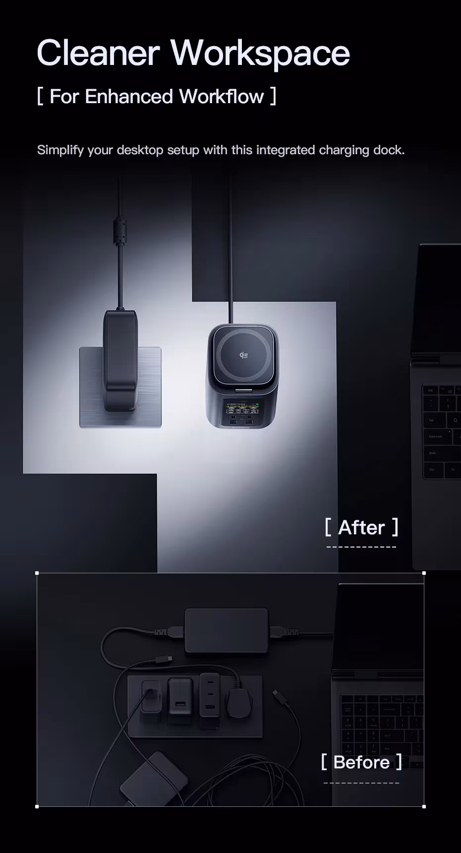 Baseus Docking Station 15-in-1 160W USB C HUB HDMI 4K 120Hz USB3.2 RJ45 SD TF Fast Type C PD 100W Qi2.2 25W Wireless Charger Hub Baseus Docking Station 15-in-1 160W USB C HUB HDMI 4K 120Hz USB3.2 RJ45 SD TF Fast Type C PD 100W Qi2.2 25W Wireless Charger Hub