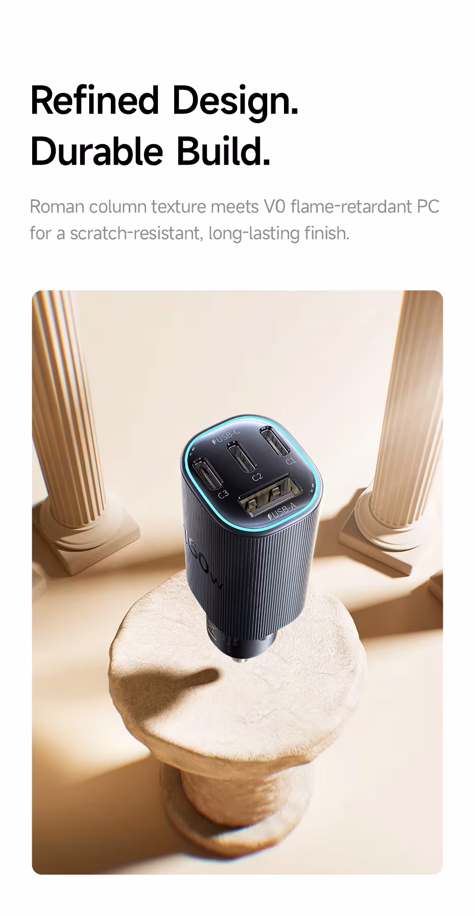 Baseus 160W Magnetic Car Charger Type-C Fast Charger with 4 Ports Fast Charging USB for iPhone 17 16 15 14 Pro Xiaomi Samsung Baseus 160W Magnetic Car Charger Type-C Fast Charger with 4 Ports Fast Charging USB for iPhone 17 16 15 14 Pro Xiaomi Samsung