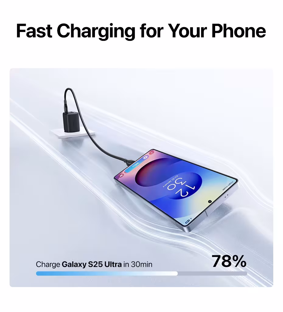 Baseus 45W Fast Charger For iPhone 17 16 15 Pro Max Samsung Xiaomi PD Charger GaN Charger USB C Charger Portable Phone Charger Baseus 45W Fast Charger For iPhone 17 16 15 Pro Max Samsung Xiaomi PD Charger GaN Charger USB C Charger Portable Phone Charger