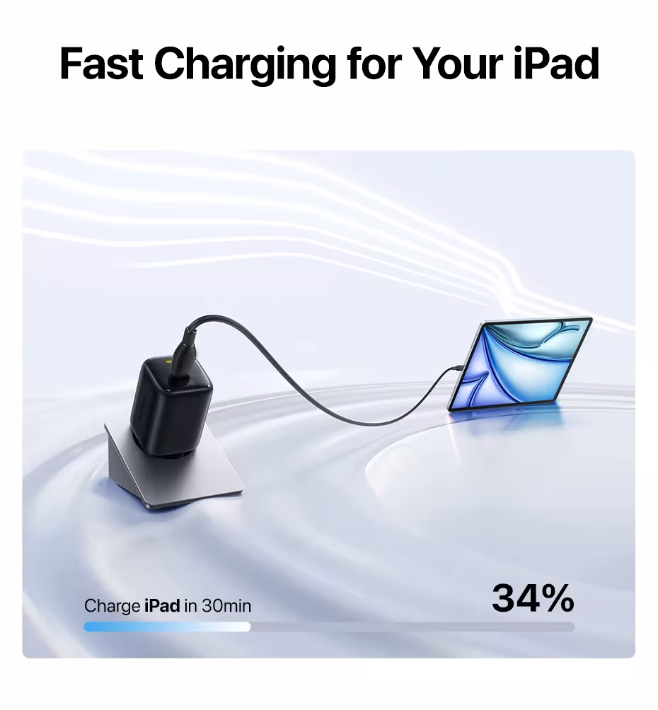 Baseus 45W Fast Charger For iPhone 17 16 15 Pro Max Samsung Xiaomi PD Charger GaN Charger USB C Charger Portable Phone Charger Baseus 45W Fast Charger For iPhone 17 16 15 Pro Max Samsung Xiaomi PD Charger GaN Charger USB C Charger Portable Phone Charger