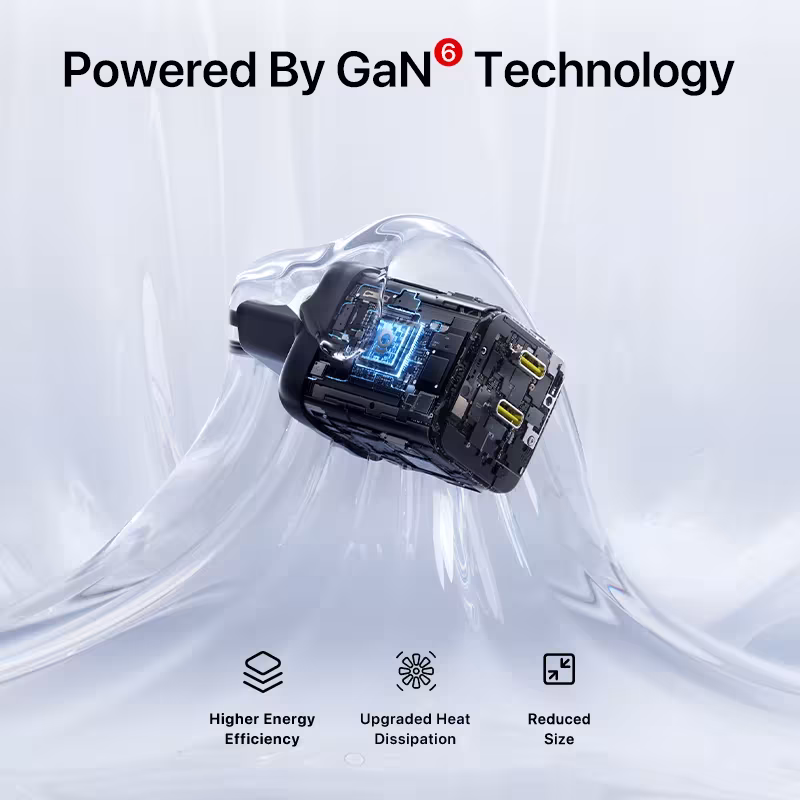 Baseus 45W GaN Fast Charger USB C Dual Port PD Charger Baseus 45W GaN Fast Charger USB C Dual Port PD Charger - Image 4