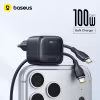 Baseus 100W GaN Fast Charger USB C PD Quick Charge for Laptop iPhone iPad