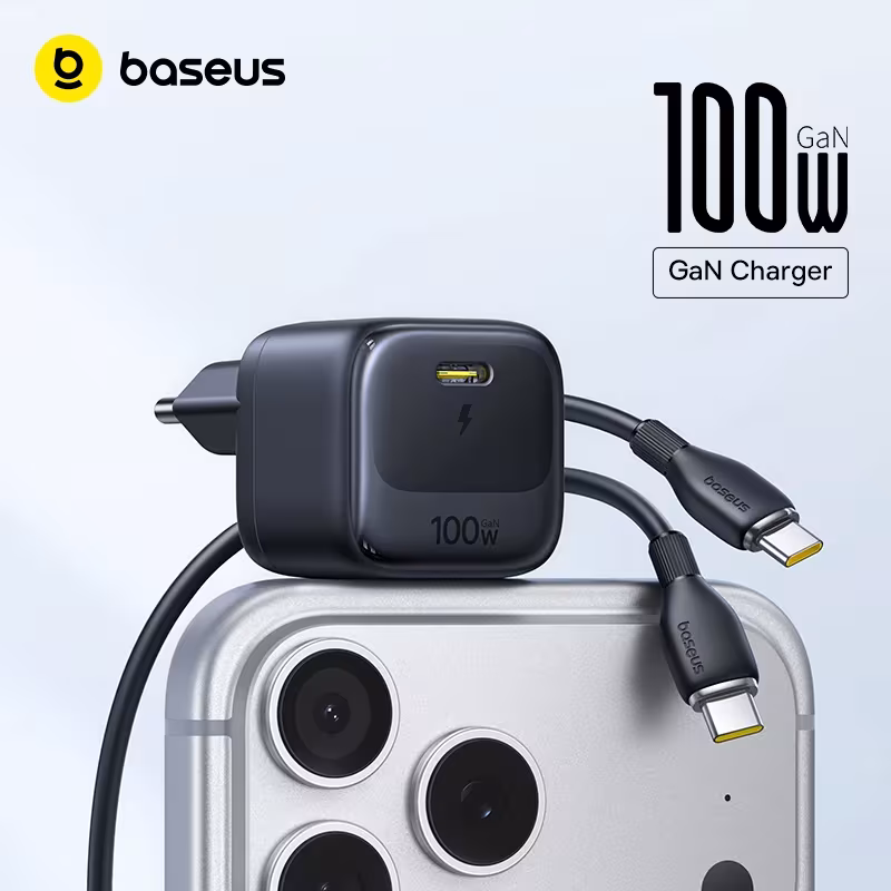 Baseus 100W GaN Fast Charger USB C PD Quick Charge for Laptop iPhone iPad
