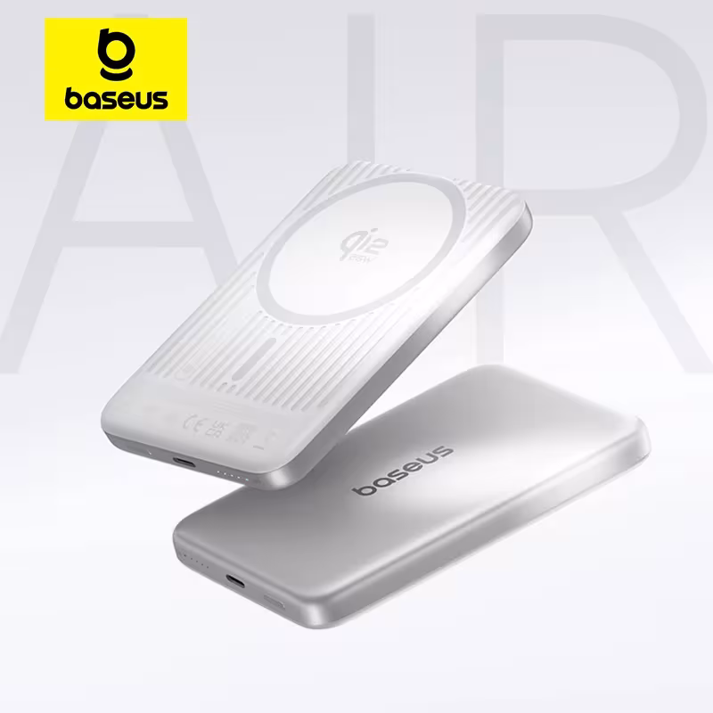 Baseus PicoGo Air AM71 Qi2.2 Magnetic Power Bank 30W USB-C & 25W Wireless Charging 10000mAh