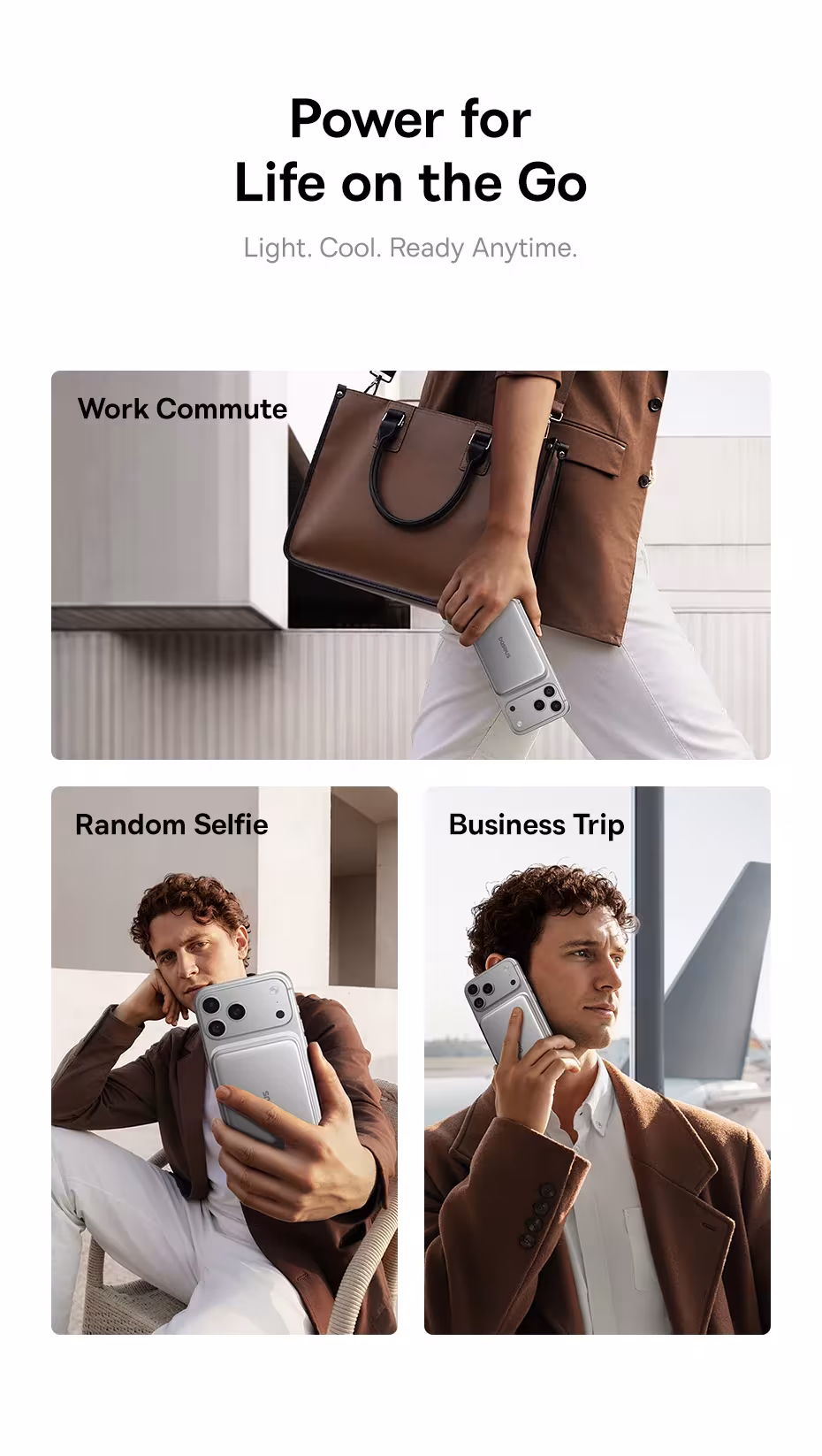 Baseus Qi2.2 Magnetic Power Bank 30W USB-C & 25W Wireless Charging 10000mAh Card-Slim NFC Battery Monitoring for iPhone Samsung Baseus Qi2.2 Magnetic Power Bank 30W USB-C & 25W Wireless Charging 10000mAh Card-Slim NFC Battery Monitoring for iPhone Samsung