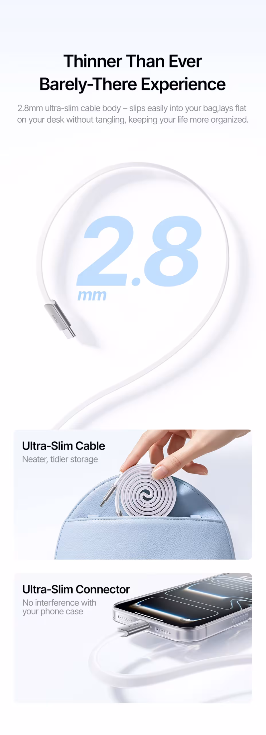 Baseus 240W Ulta-Slim USB C Cable for iPhone 17 16 15 Plus Pro Max 5A PD 3.0 Fast Charging Charger Cord for Samsung,Xiaomi Cable Baseus 240W Ulta-Slim USB C Cable for iPhone 17 16 15 Plus Pro Max 5A PD 3.0 Fast Charging Charger Cord for Samsung,Xiaomi Cable