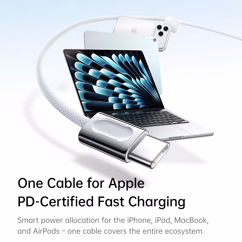 Baseus FrostCore 100W USB C Cable 2M, PD Fast Charging Type-C to Type-C Cable Baseus FrostCore 100W USB C Cable 2M, PD Fast Charging Type-C to Type-C Cable - Image 6