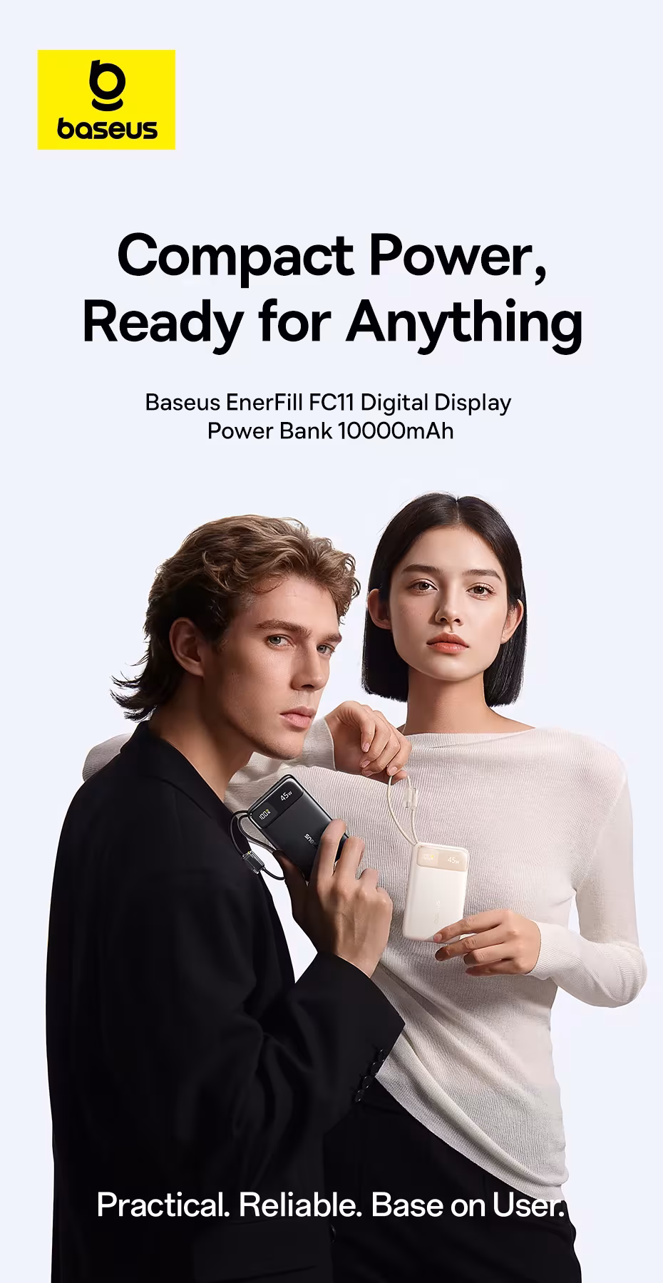 Baseus 45W Power Bank 10000mAh 20000mAh Built-In Dual USB-C Cable Fast Charging for iPhone 17 16 Pro Max Samsung S25 Xiaomi Poco Baseus 45W Power Bank 10000mAh 20000mAh Built-In Dual USB-C Cable Fast Charging for iPhone 17 16 Pro Max Samsung S25 Xiaomi Poco